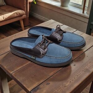 Paraboot Dooney Bourke Marine Suede Moccasin Leather Boat Shoe US Men 8 Unisex